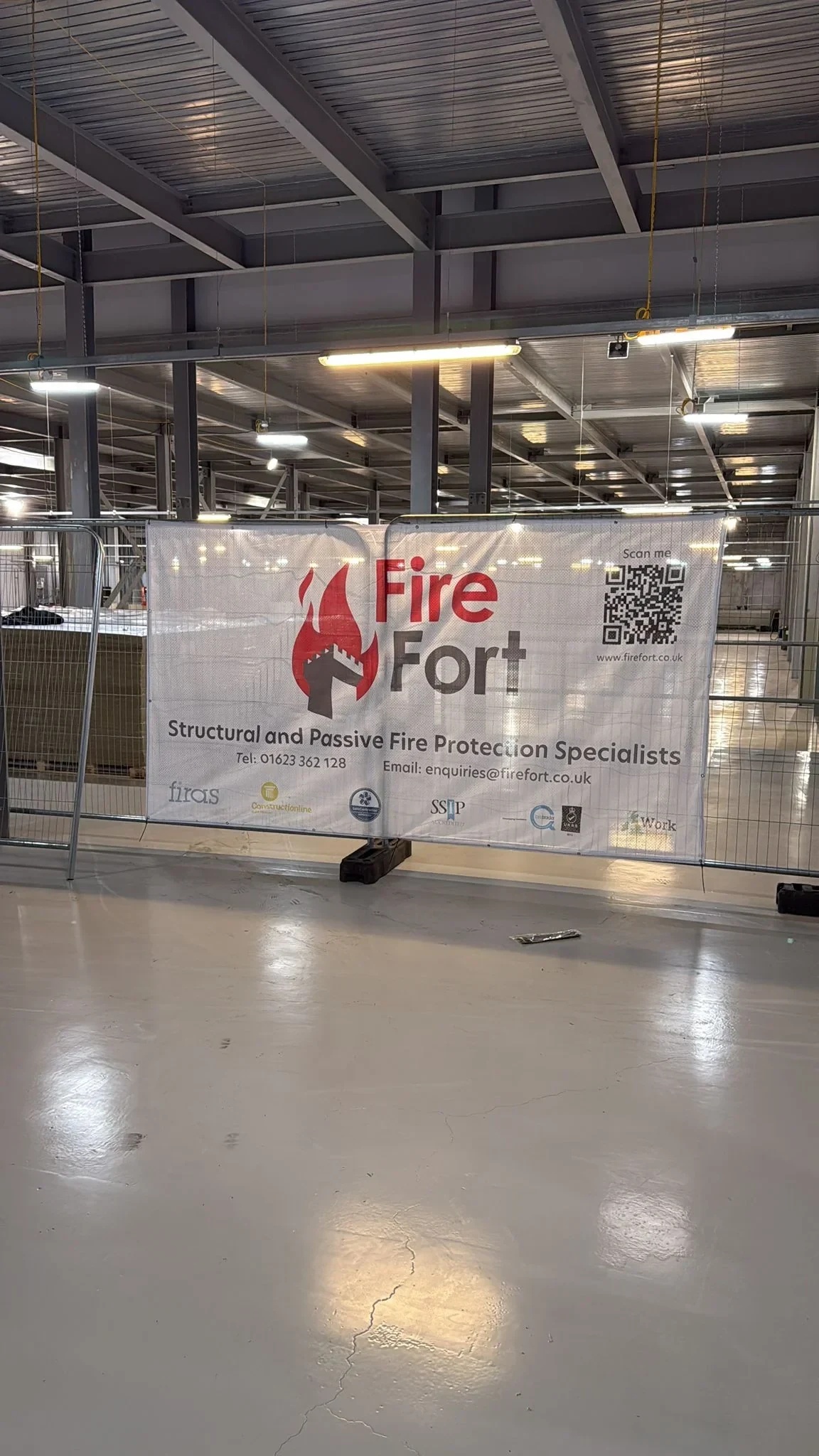 Steel fireproofing contractors Chesterfield