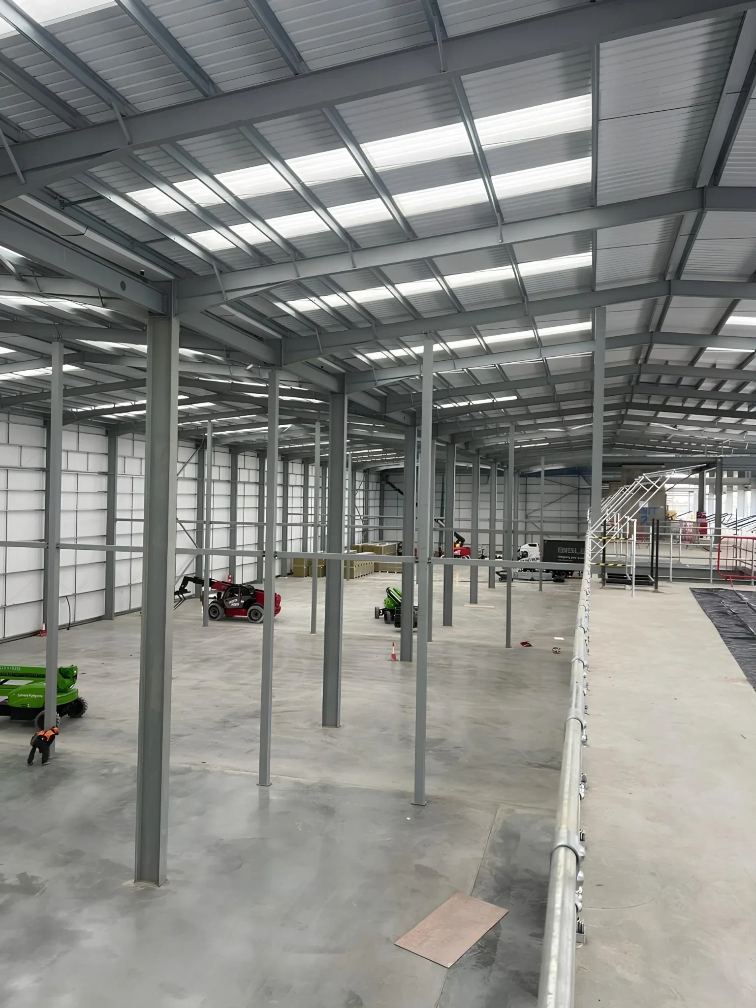 Structural steel intumescent paint application Grantham